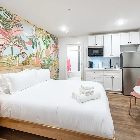 Pastel Tropics Studio Apartment Galveston Exterior photo